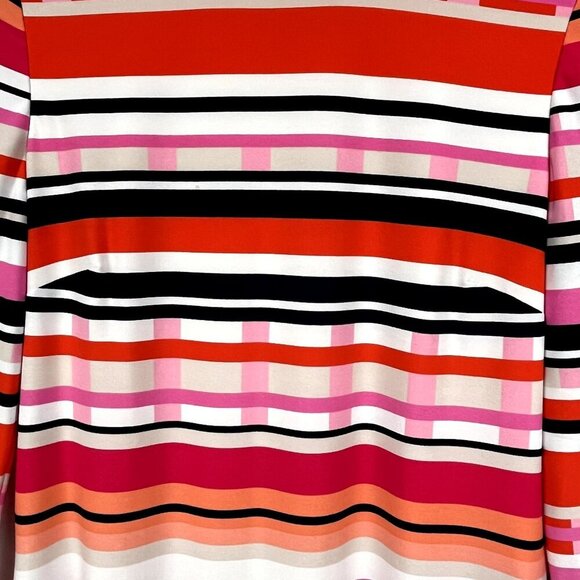 Eliza J Colorful Long Sleeve Knee Length Dress Size 4 - Picture 6 of 6